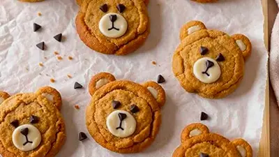 Galletas saludables elaboradas en el taller de cocina para colegios